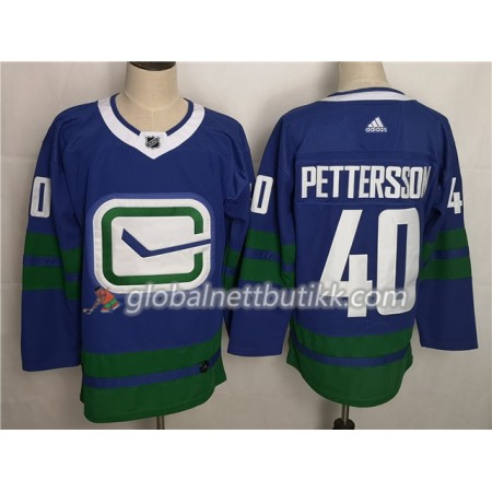Vancouver Canucks Hockeydrakt Elias Pettersson 40 Alternate Adidas 2019-2020 Blå Authentic - Herre